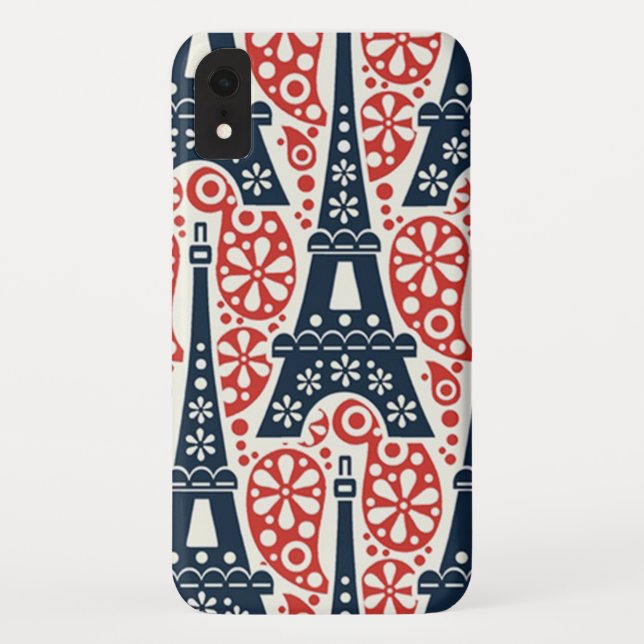 Eiffel Tower-Case-Mate Barely There Apple iPhone X Case-Mate iPhone Hülle (Rückseite)