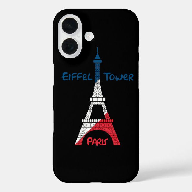Eiffel Tower Case-Mate iPhone Hülle (Rückseite)