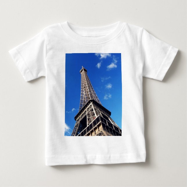 Eiffel Tower France Travel Fotografy Baby T-shirt (Vorderseite)