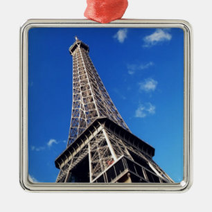 Eiffel Tower France Travel Fotografy Silbernes Ornament