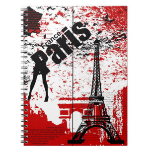 Eiffel Tower French Notebook Notizblock