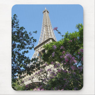 Eiffel Tower Garden Mousepad