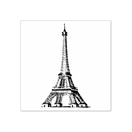Eiffel Tower Gummistempel
