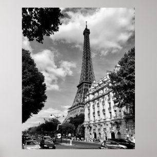 EIFFEL TOWER IN PARIS, FRANKREICH POSTER