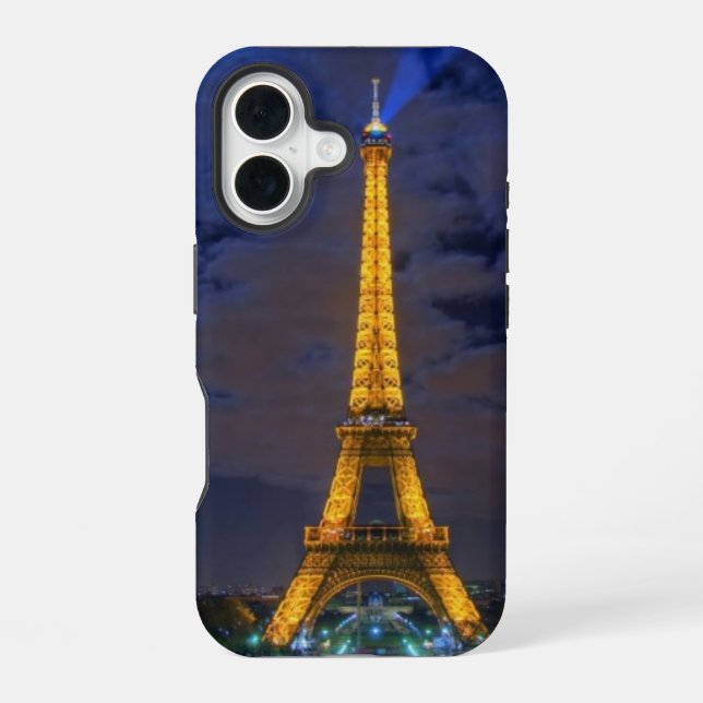 Eiffel Tower iPhone 16 Hülle (Rückseite)