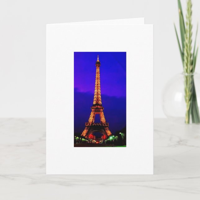 Eiffel Tower Karte (Vorderseite)