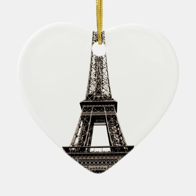 Eiffel Tower Keramikornament (Vorne)