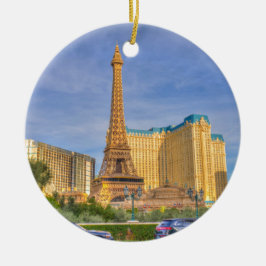 Eiffel Tower Las Vegas Paris Limousine Nevada Keramik Ornament