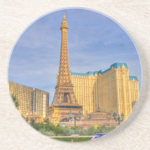 Eiffel Tower Las Vegas Paris Limousine Nevada Sandstein Untersetzer