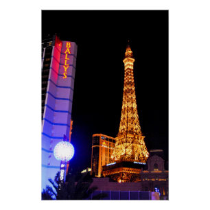Eiffel Tower Las Vegas USA Poster