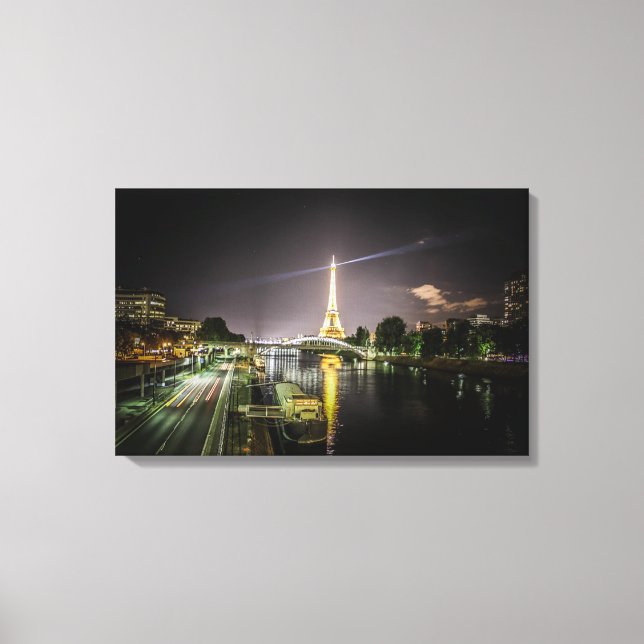 Eiffel Tower Leinwanddruck (Vorderseite)