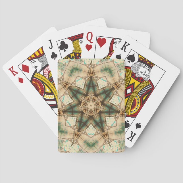 Eiffel Tower Mandala Spielkarten (Rückseite)