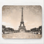Eiffel Tower Mousepad<br><div class="desc">Vintager Eiffelturm-Chromolithograph aus der Universellen Ausstellung von Paris 1900.</div>
