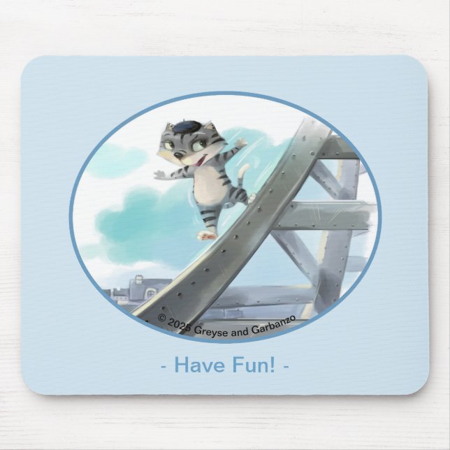 Eiffel Tower Mousepad - Spaß (Vorne)