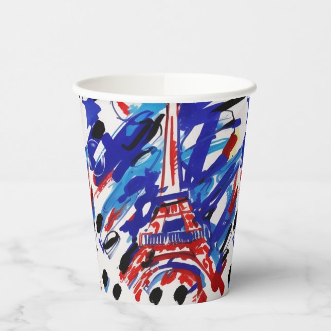 Eiffel Tower Pappbecher (Links)
