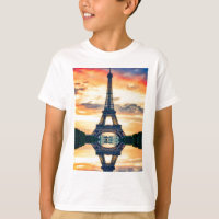 Eiffel Tower Paris Abend European Travel