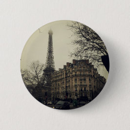 Eiffel Tower Paris City Gebäude Architecture Button