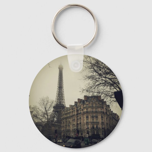 Eiffel Tower Paris City Gebäude Architecture Schlüsselanhänger (Vorderseite)