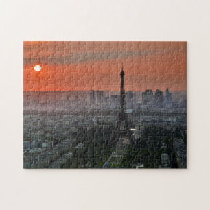 Eiffel Tower Paris Europe Travel Foto Puzzle