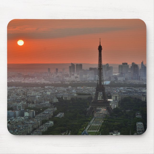 Eiffel Tower Paris Europe Travel Mousepad (Vorne)