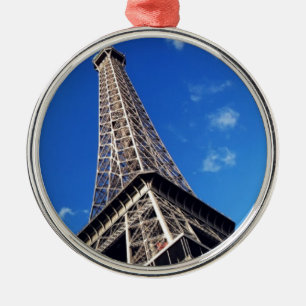 Eiffel Tower Paris Europe Travel Ornament Aus Metall