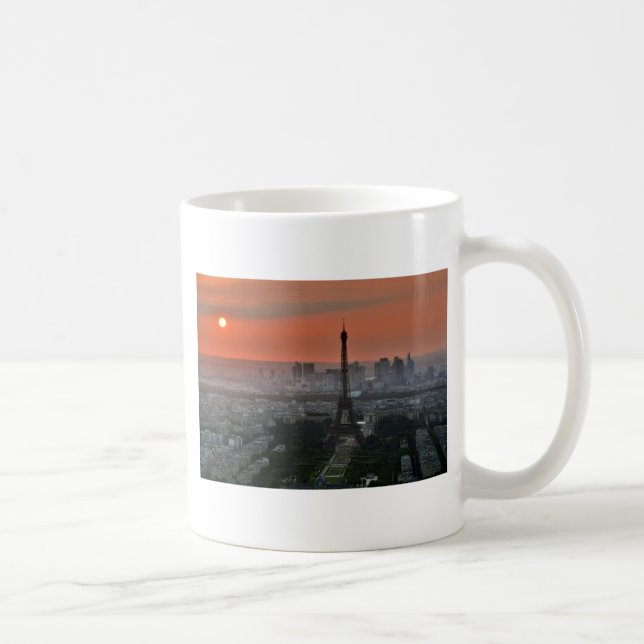 Eiffel Tower Paris Europe Travel Tasse (Rechts)