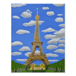 Eiffel Tower Paris Fotodruck