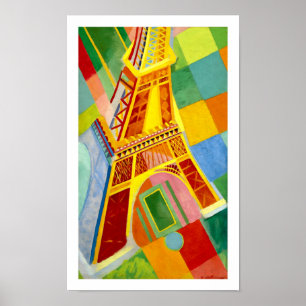 Eiffel Tower Paris, Francis von Robert Delaunay Poster