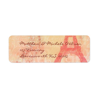 Eiffel Tower Paris Frankreich Designer-Label