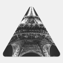 Eiffel Tower Paris Frankreich Dreieckiger Aufkleber