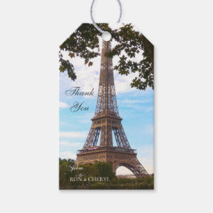 Eiffel Tower Paris Frankreich Gift Tags Geschenkanhänger