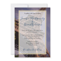 Eiffel Tower Paris Frankreich Hochzeit in Urlaubso