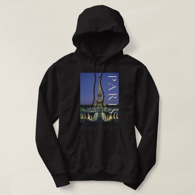 Eiffel Tower | Paris, Frankreich Hoodie (Design vorne)