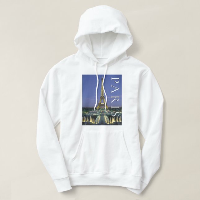 Eiffel Tower | Paris, Frankreich Hoodie (Design vorne)