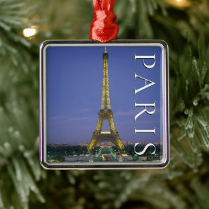 Eiffel Tower Paris, Frankreich Ornament Aus Metall