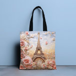 Eiffel Tower Paris Frankreich Pink Floral<br><div class="desc">Der Eiffelturm Paris Frankreich Die französische Tragetaschen Pink Floral besticht durch ein stilvolles,  modernes 3D-Design mit dem Eiffelturm in Paris und rosa Blume. Perfekt als Geschenk für Familie und Freunde zum Geburtstag,  Weihnachten,  Feiertagen und mehr oder für Mutter zum Muttertag. Von Evco Studio entworfen www.zazzle.com/store/evcostudio</div>