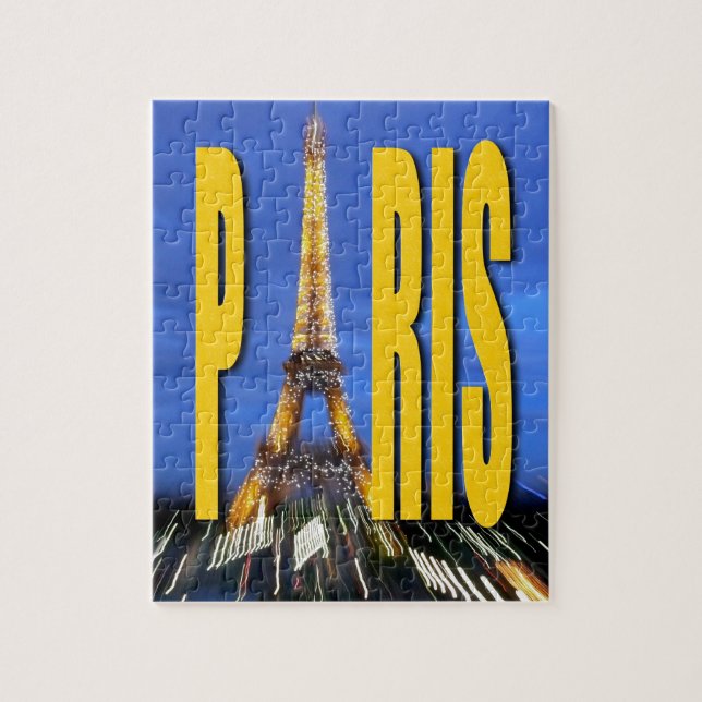 Eiffel Tower Paris Frankreich Puzzle (Vertikal)
