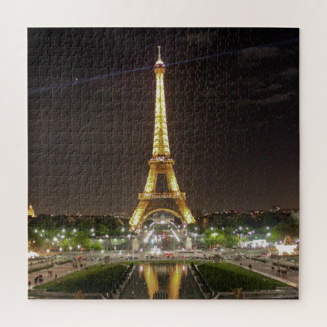 Eiffel Tower Paris Frankreich Puzzle (Vertikal)