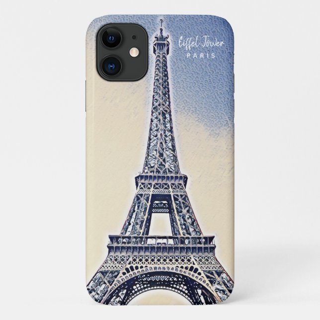 Eiffel Tower Paris Frankreich Sehenswürdigkeit Case-Mate iPhone Hülle (Rückseite)