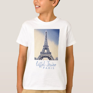 Eiffel Tower Paris Frankreich Sehenswürdigkeit T-Shirt