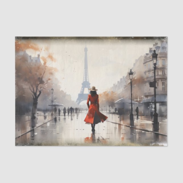 Eiffel Tower Paris Frankreich Seidenpapier (Vorderseite)