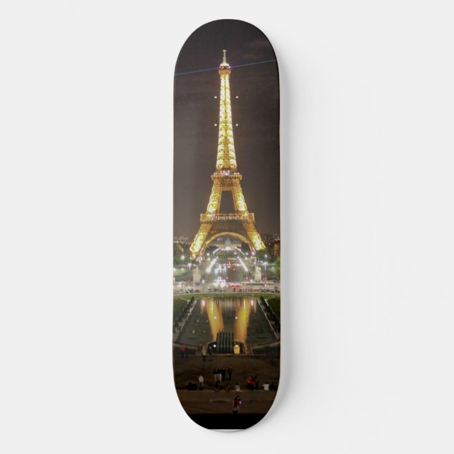 Eiffel Tower Paris Frankreich Skateboard (Vorderseite)