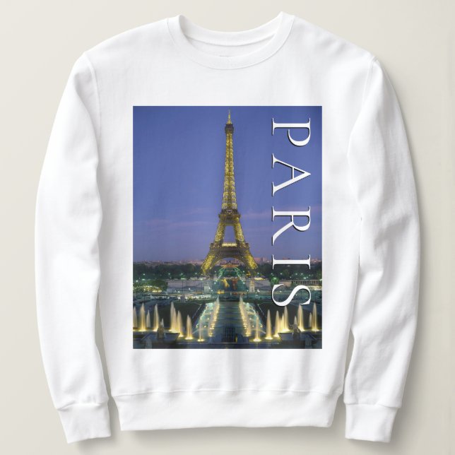 Eiffel Tower | Paris, Frankreich Sweatshirt (Design vorne)