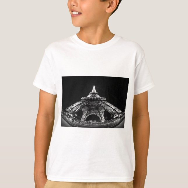 Eiffel Tower Paris Frankreich T-Shirt (Vorderseite)