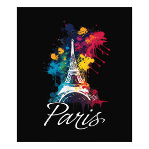 Eiffel Tower Paris Girls Reisen Fotodruck
