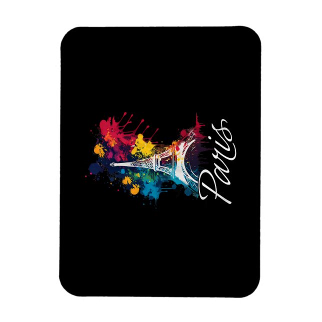 Eiffel Tower Paris Girls Reisen Magnet (Vertikal)