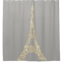Eiffel Tower Paris Imitats Glam Gold Grau Crystals