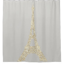 Eiffel Tower Paris Imitats Glam Gold Grau Pastel P