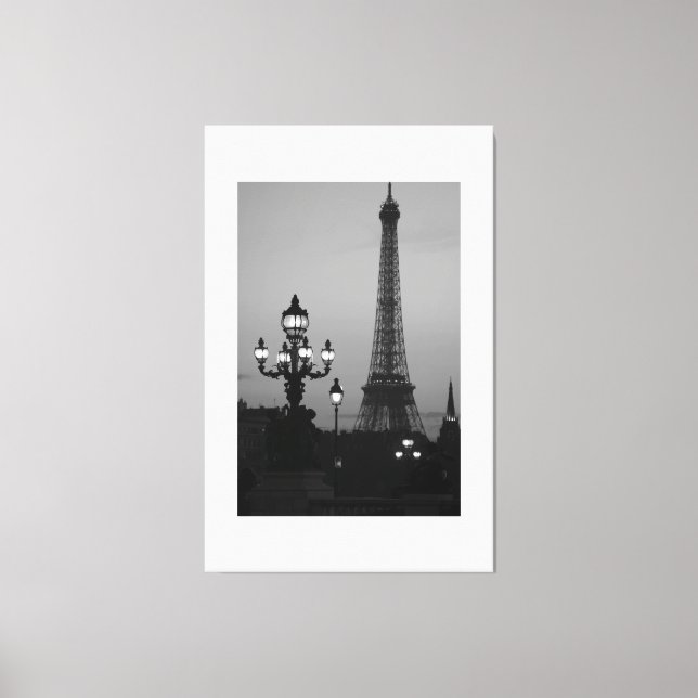 Eiffel Tower Paris Leinwanddruck (Vorderseite)