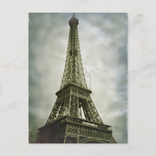 Eiffel Tower Paris Postcard Postkarte